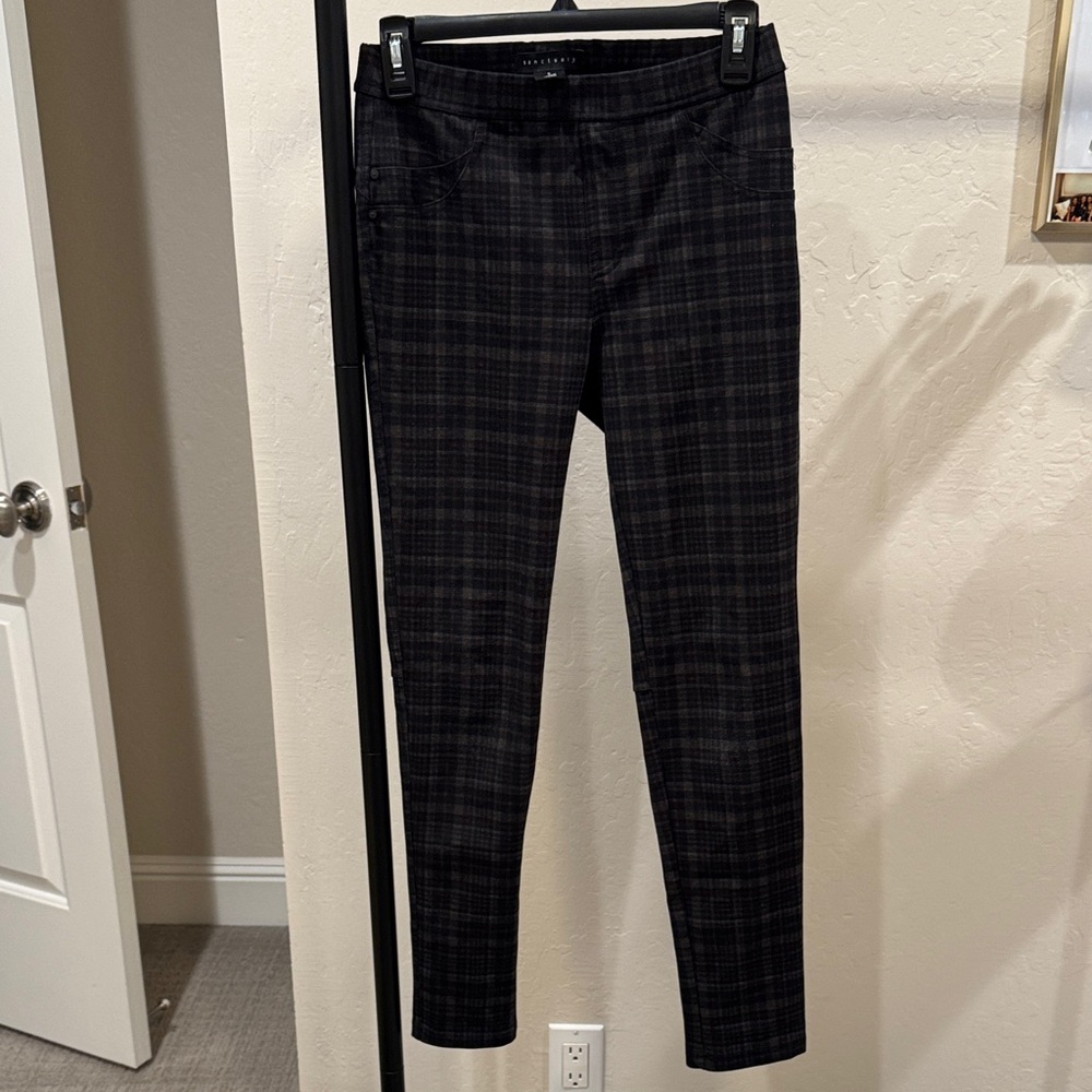 Sanctuary Dark Checkered Trousers